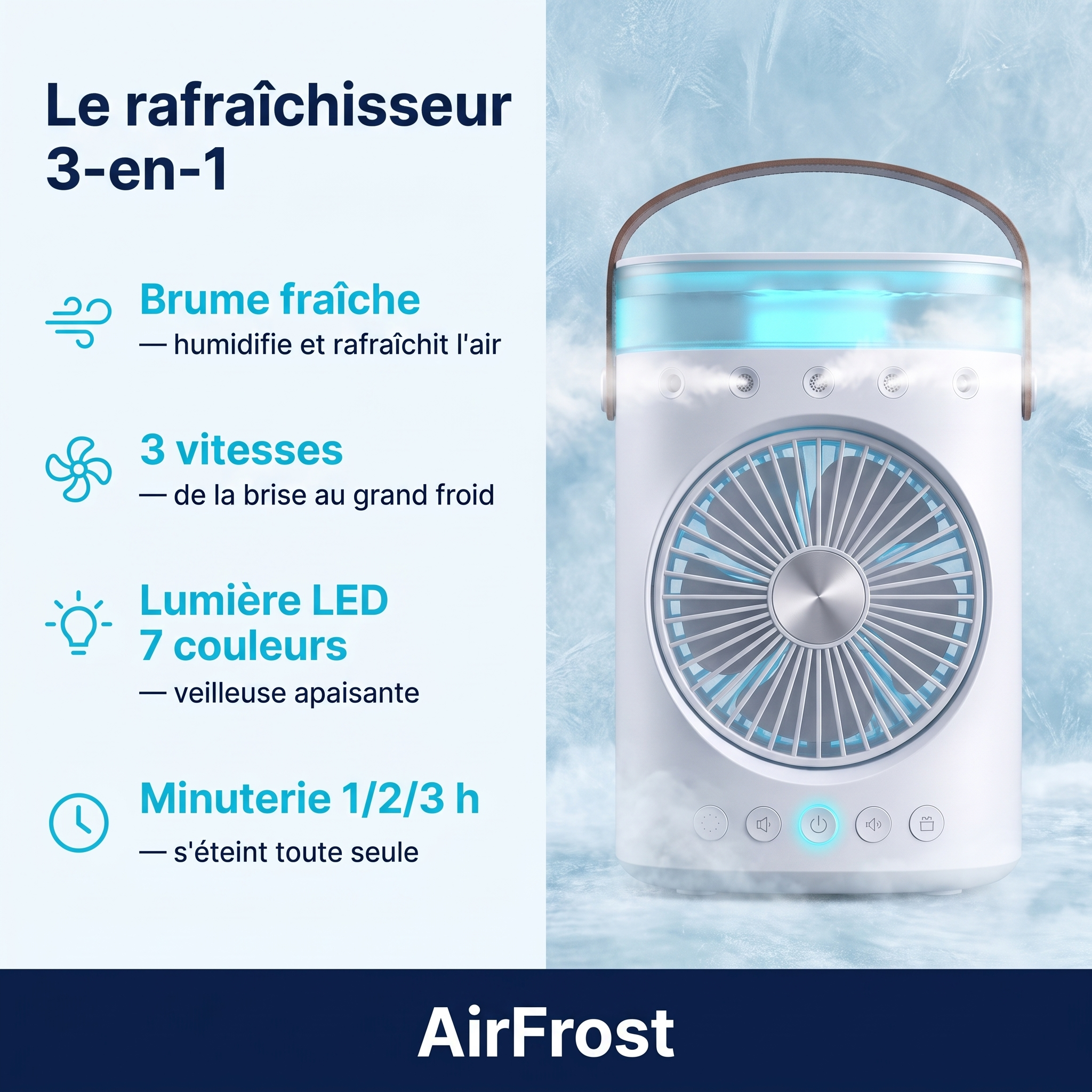 AirFrost, le rafraîchisseur 3-en-1